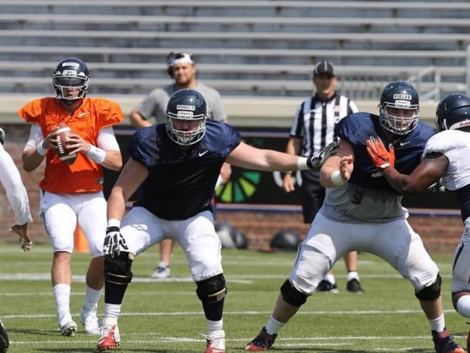 Protecting Kurt Benkert takes on an even more important focus for UVa's O-line this fall.