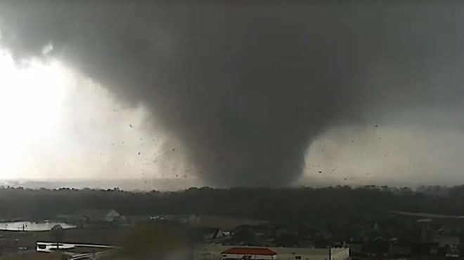 Jonesboro was hit by an EF-3 tornado over the weekend.