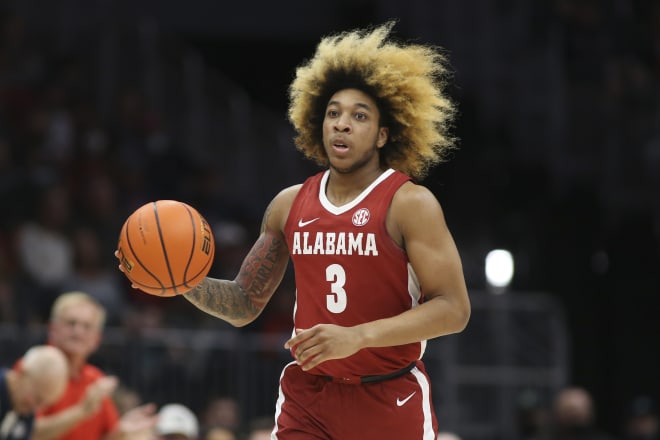 Alabama basketball guard JD Davison. Photo | Getty Images. 