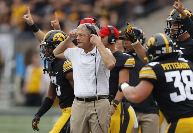 Here's what Iowa coach Kirk Ferentz said about his team's win over Penn State Nittany Lions football. 