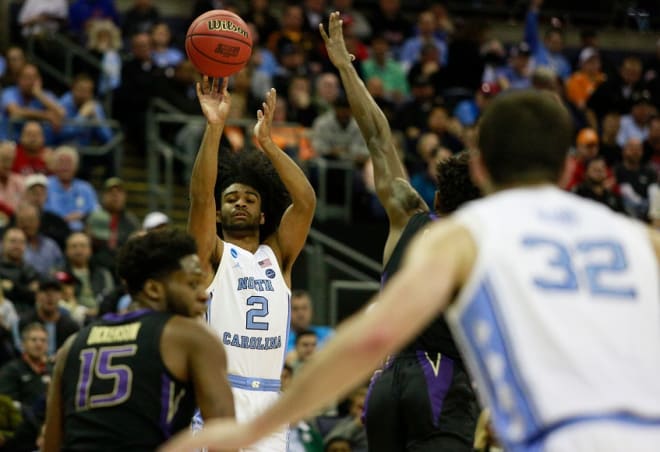 Coby White and the Tar Heels finally rediscovered their perimeter stroke in Sunday's win over Washington.