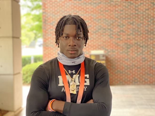 Kamari Wilson during his unofficial visit to Auburn.