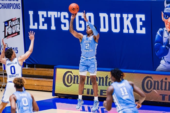 THI looks at UNC PG Caleb Love's game from this past season while looking ahead to next winter.