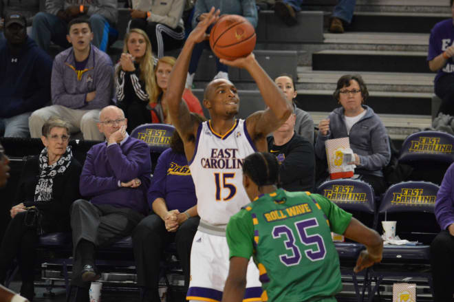 Kentrell Barkley and ECU hit the road for a rematch against Tulane in AAC action in Fogleman Arena Wednesday night.