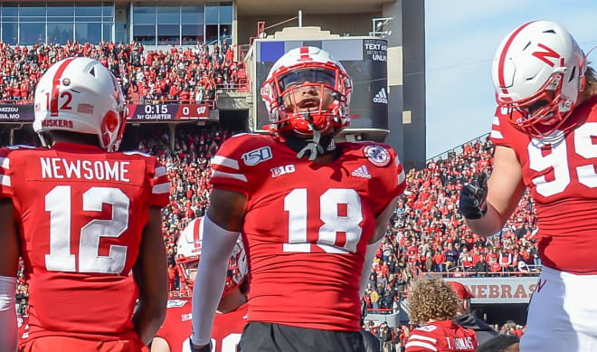 Redshirt freshmen Myles Farmer (18) and Quinton Newsome are two of the young defensive backs NU is counting on this week.