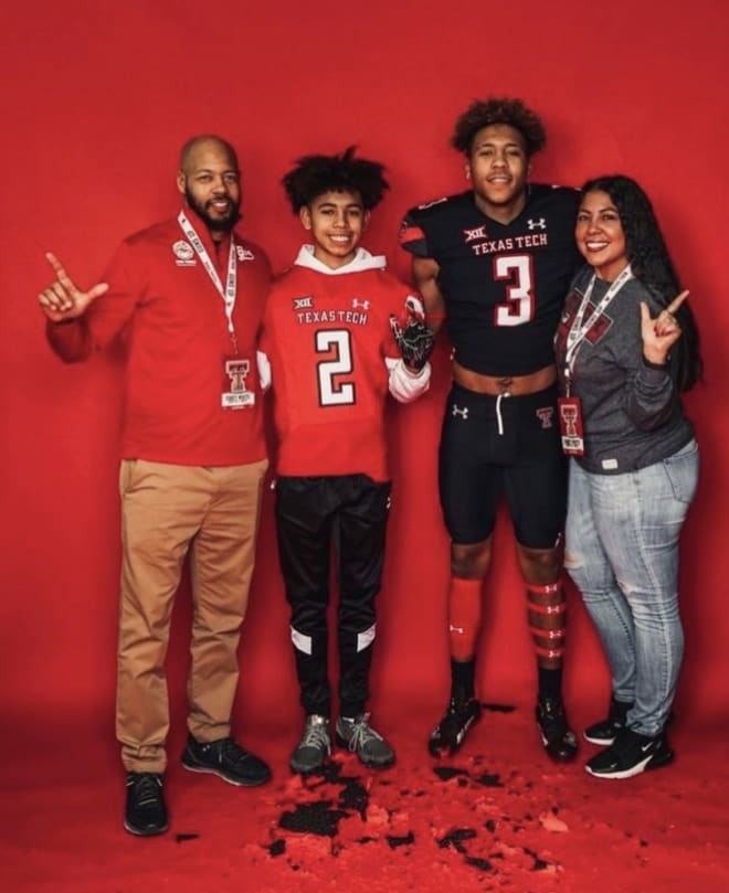 Anthony White with his family