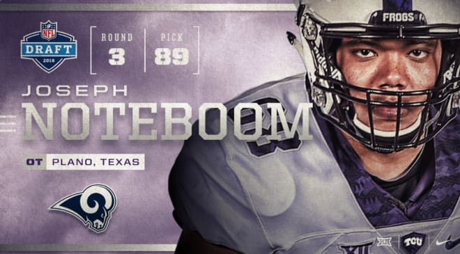 Joseph Noteboom taken by LA Rams in Third Round of NFL Draft - PurpleMenace