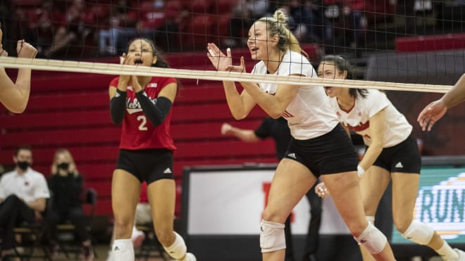 Nebraska volleyball outside hitter Madi Kubik