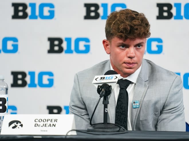 Cooper DeJean discusses his preseason accolades at Big Ten Media Days. 