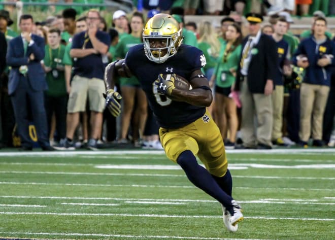 Notre Dame junior running back Jafar Armstrong is a player poised for a major breakout in 2019.