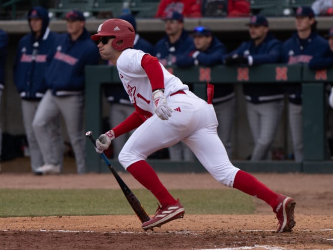 Nebraska baseball two-hole hitter Riley Silva
