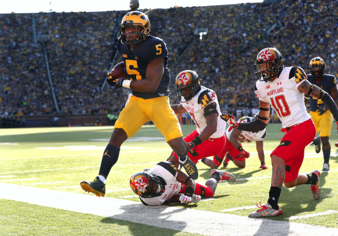 Michigan destroyed Maryland, 59-3, the last time the Terrapins came to The Big House on Nov. 5, 2016.