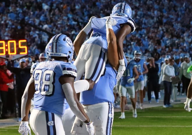 North Carolina has won its first six games for just the ninth time in program history, and first since 1997.