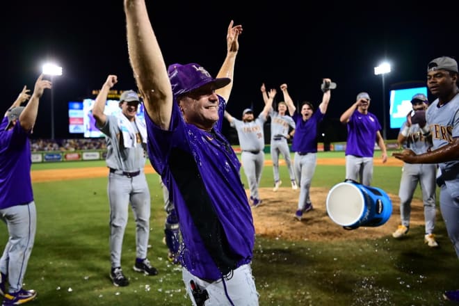 Jay Johnson became the third consecutive LSU head baseball coach to guide his team to a College World Series berth in just his second season with the Tigers.