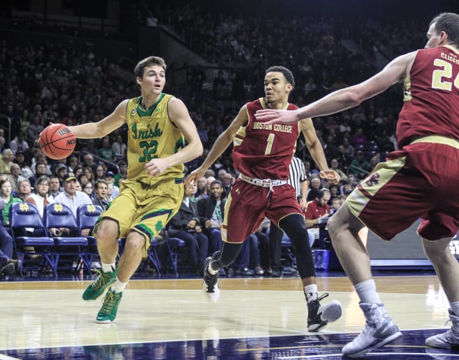 Junior Steve Vasturia will have to play steady for the Irish against an uptempo UNC squad.