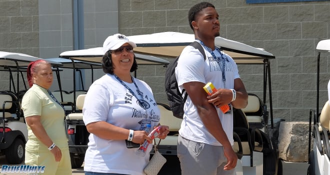 Penn State commit Dani Dennis-Sutton, shown here during the Lasch Bash, will miss some of his senior season due to injury. BWI photo/Ryan Snyder
