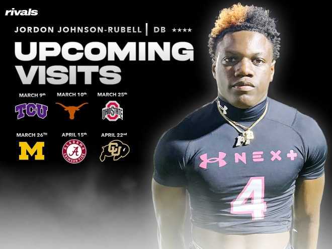 Rivals100 DB Jordon Johnson-Rubell updates recruitment with six key visits scheduled
