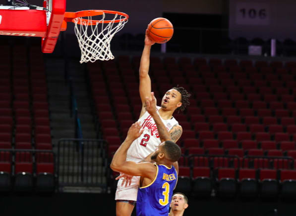 Trey McGowens had 14 points and was one of six Huskers to score in double figures vs. McNeese State.