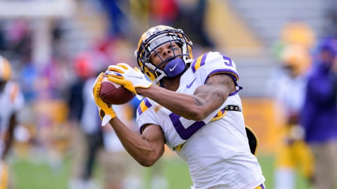 In less than two seasons at LSU, Moore had 27 receptions for 246 yards