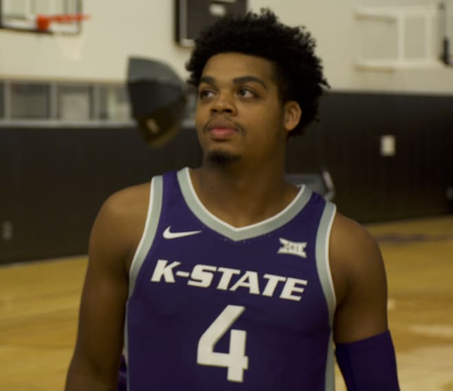 Kansas State point guard David Sloan.