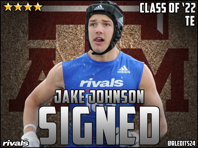 Jake Johnson is heading to Texas A&M