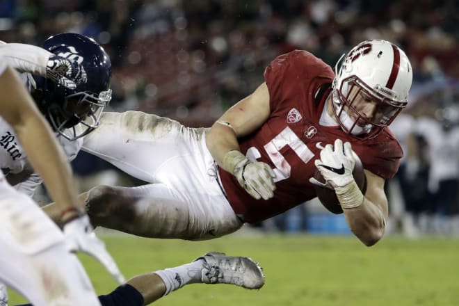 Love will replace Christian McCaffrey as Stanford's feature back in 2017