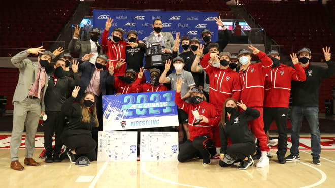 NC State Wolfpack wrestling won its third straight ACC championship