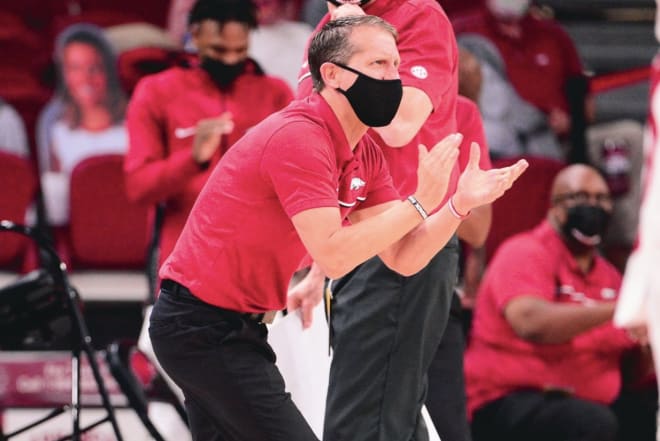 Arkansas second-year head coach Eric Musselman.