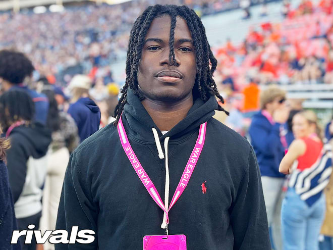 Kaleb Harris visited Auburn for the Ole Miss game this past weekend.