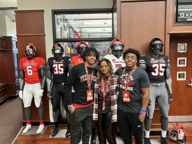 Frisco Reedy WR and new TTU commit Kaleb Smith on his unofficial visit to Lubbock last November