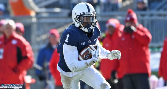 As a redshirt sophomore, K.J. Hamler represents the most veteran of Penn State's scholarship receivers