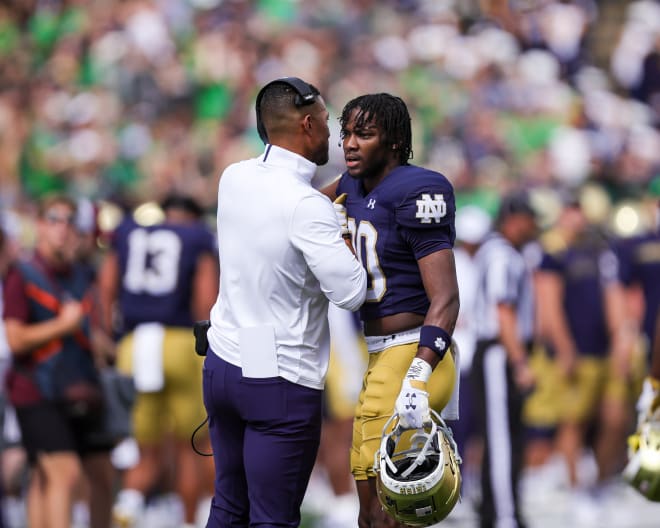 Opposing Coach: Notre Dame RB Audric Estime Is A 'Different Dude' -  InsideNDSports