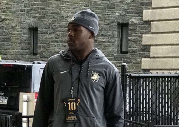 Rivals 3-star OLB/DE Marcus Mosley during his official visit to Army West Point this past weekend