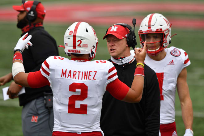 Nebraska quarterback Adrian Martinez will enter his fourth season as the Big Red's starter. 