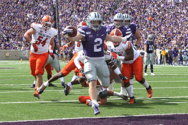 Harry Trotter was one of three different tailbacks to score for K-State in the first half.