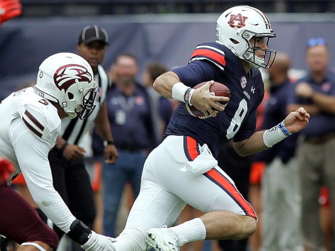 Stidham has completed an SEC-best 67.8 percent of his passes this season.