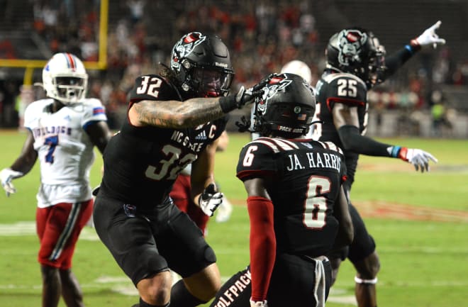 NC State Wolfpack football safety Jakeen Harris