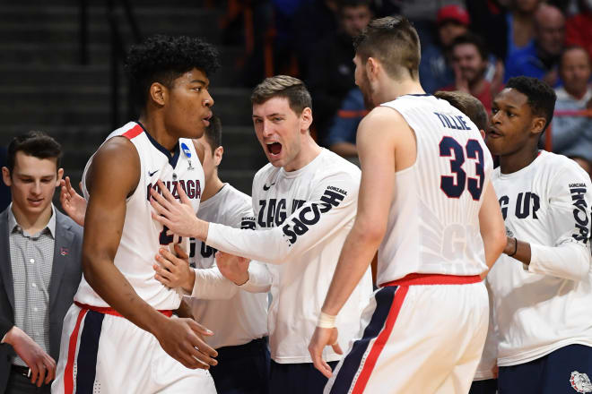 Gonzaga was tested by UNC-Greensboro in round one