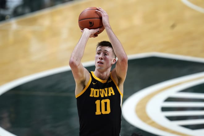 Joe Wieskamp is the Big Ten player of the week.