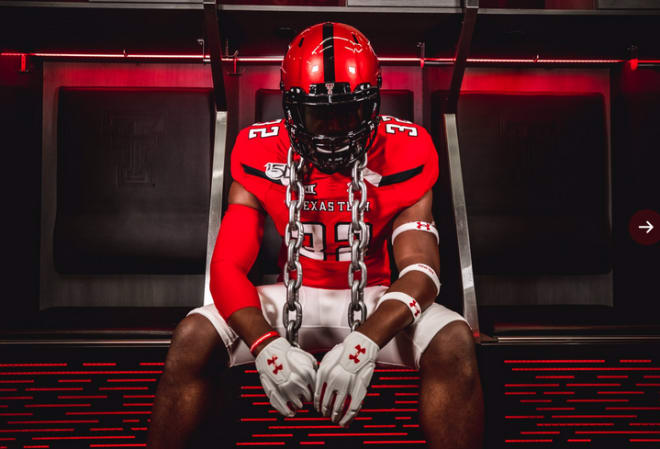 Cedar Hill DE Charles Esters III is the second prospect to commit to Texas Tech in the past two day. (Photo by Texas Tech Athletics)