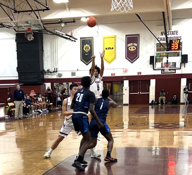 CHSAA Player of the Year Josh Pascarelli scores from the perimeter