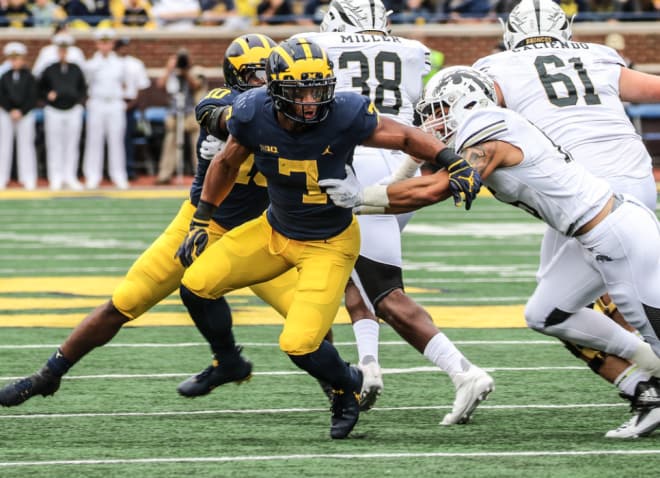 The Wolverines are hoping that Hudson can regain his 2017 form, when he racked up 82 tackles, 17.5 tackles for loss, 8.0 sacks, two interceptions and two forced fumbles. 