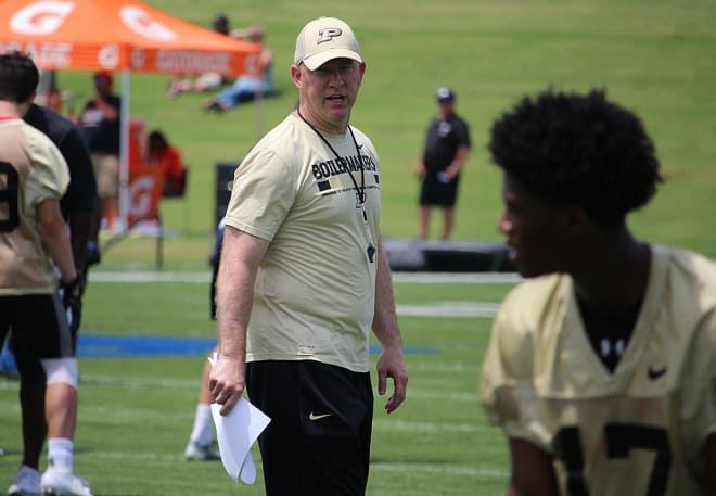 Jeff Brohm says he wants more big plays in the passing game in 2018. 