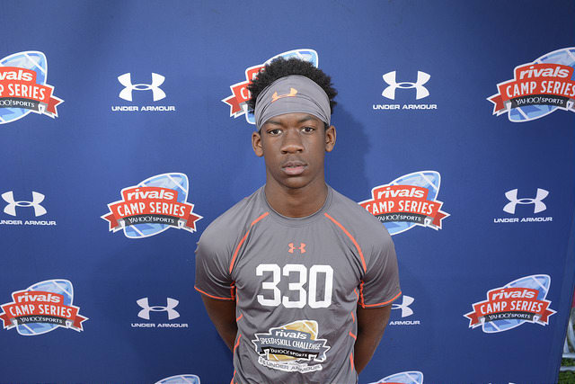 Porter DB Christian Morgan from the Rivals Speed & Skill Challenge in Houston two years ago