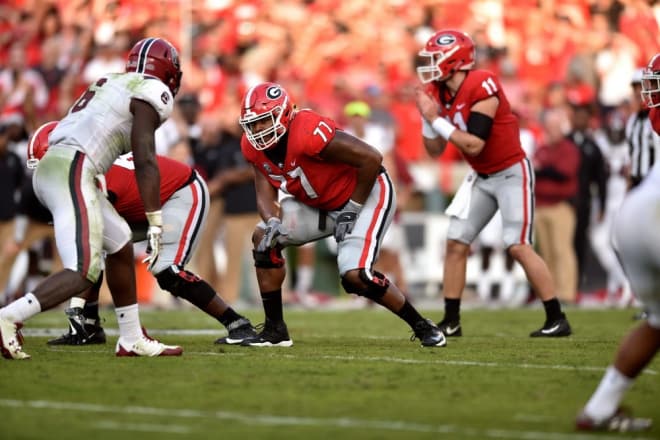 Left tackle ISAIAH WYNN says although Georgia's offensive line is at a "great place," it could be even better.