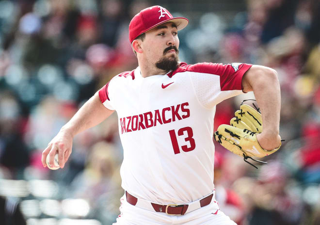 Connor Noland is in his third season with the Razorbacks.