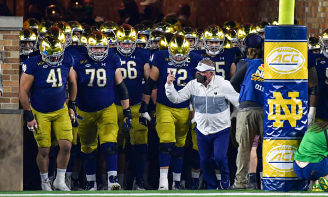 Notre Dame is in full preparation for Friday's kickoff versus No. 1 Alabama in the College Football Playoff.