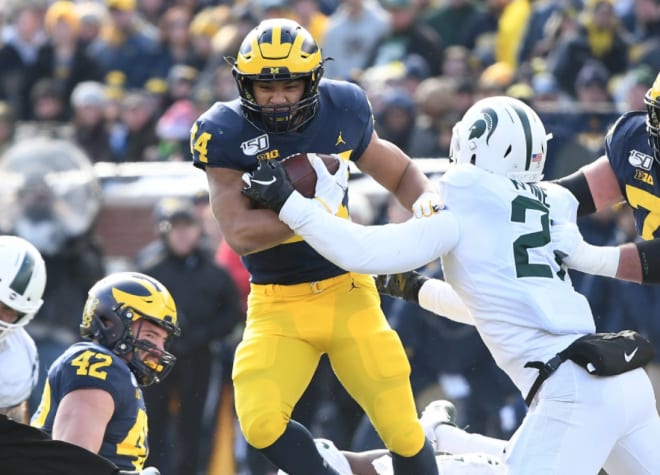 Michigan Wolverines football sophomore running back Zach Charbonnet is healthier than ever and ready to shine in 2020.