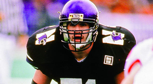 Pat Fitzgerald was the backbone of Northwestern's storybook rise to prominence in 1995 and 1996.
