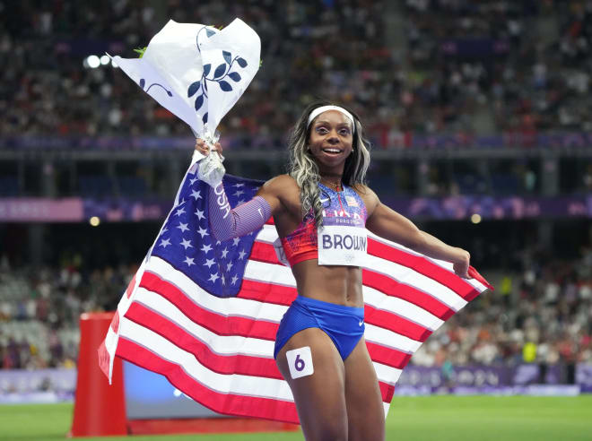 Brittany Brown Wins Bronze Medal in 200 Meters at Olympics - Rivals ...